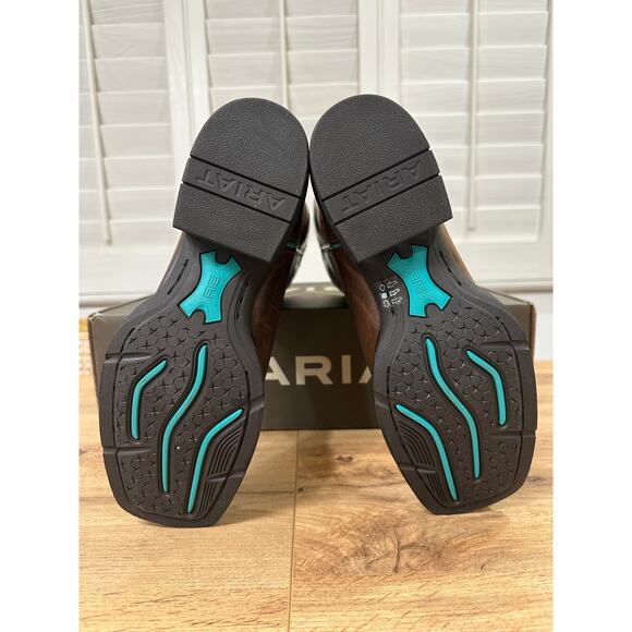 Ariat Women's Round Up Ryder Western Boots Sassy Brown Leather Size 8 NIB Cowboy - Picture 14 of 16